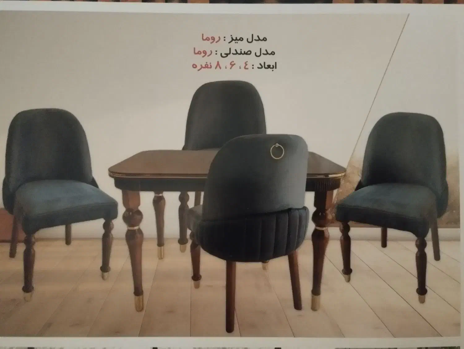 فروش مستقیم نهار خوری عباس پور|میز و صندلی غذاخوری|کرمان, |دیوار
