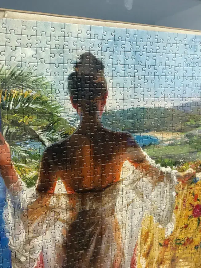 تابلوی پازل بانو حراجی|صنایع دستی و سایر لوازم تزئینی|تهران, آبشار تهران (دریاچه)|دیوار