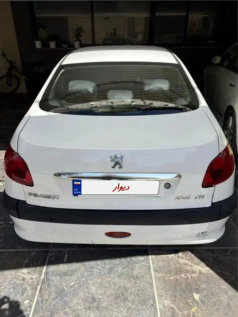 206 SD V8 TU5  ۲۰۶صندوقدار|خودرو سواری و وانت|اصفهان, پارک مشتاق|دیوار