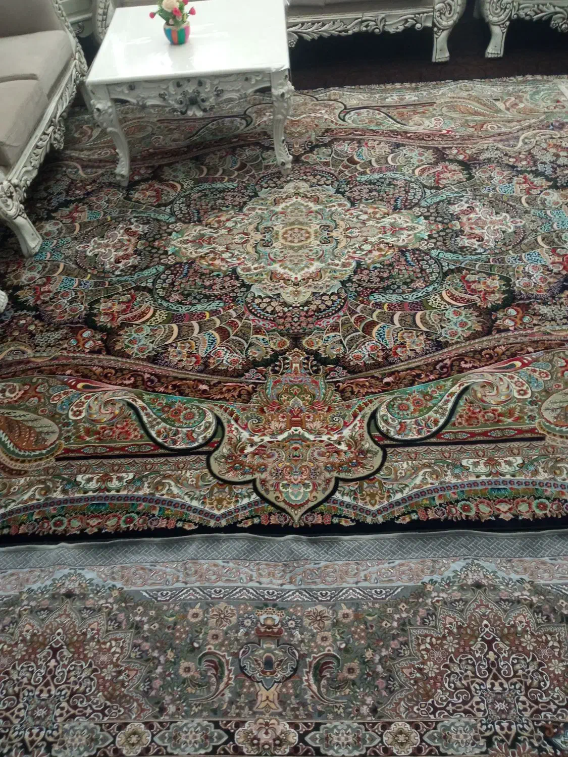 فرش ۹ متری سالم وتمیز|فرش|قزوین, |دیوار