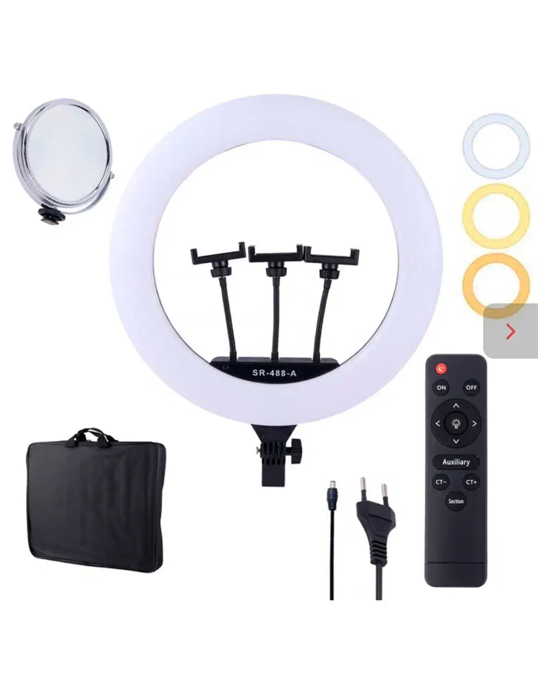 رینگ لایت 18اینچ پایه دار|دوربین عکاسی و فیلم‌برداری|ایوان, |دیوار