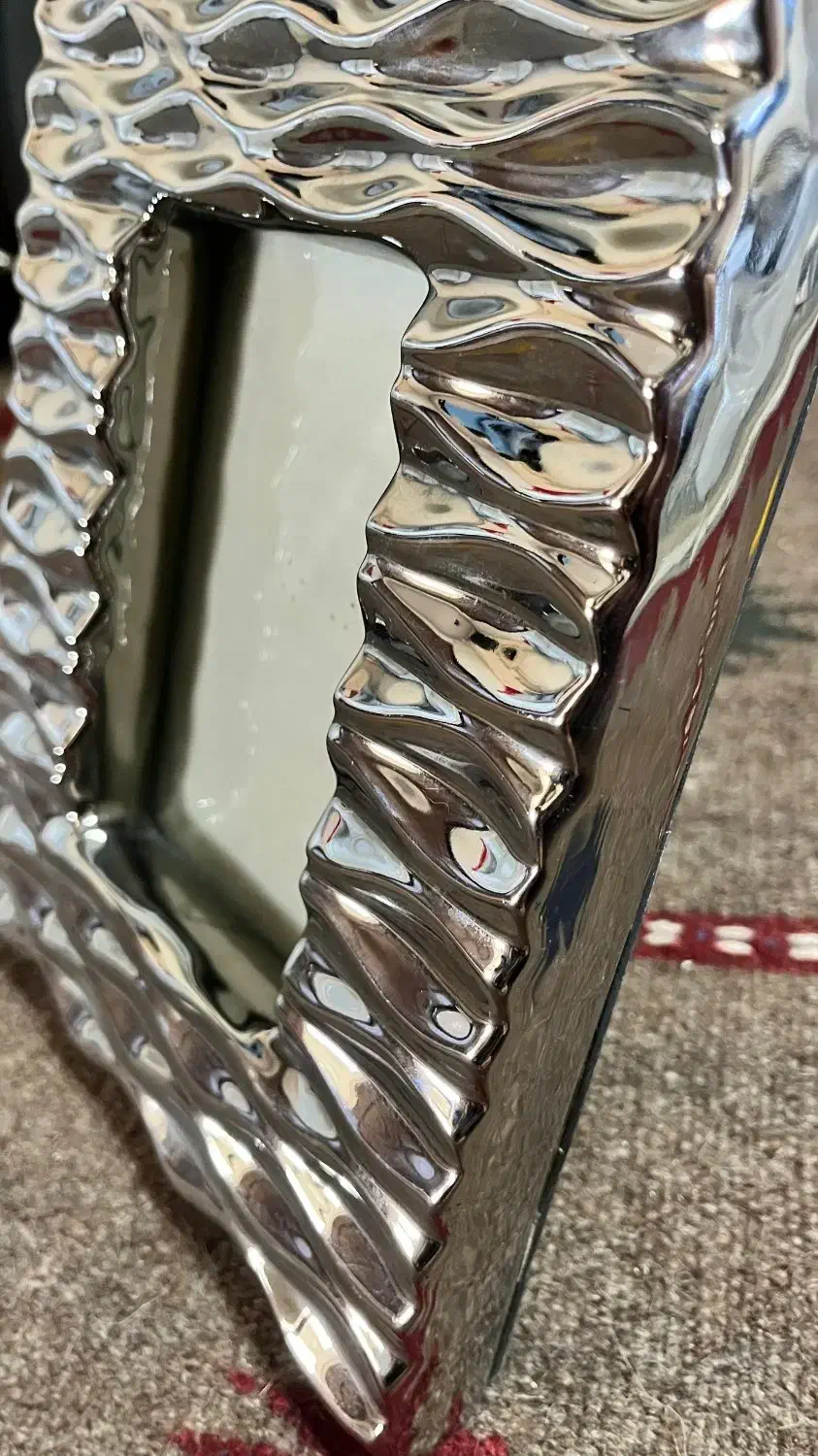 قاب عکس نفیس چرمی سرامیکی|تابلو، نقاشی، عکس|تهران, دبستان|دیوار