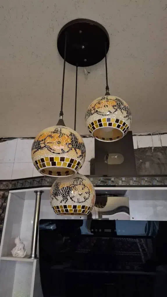 دو عدد لوستر شیک و اسپرت|لوستر و چراغ آویز|اندیمشک, |دیوار