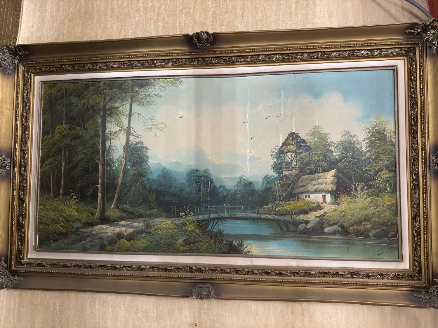 تابلو قدیمی آنتیک برند|تابلو، نقاشی، عکس|تهران, امانیه|دیوار