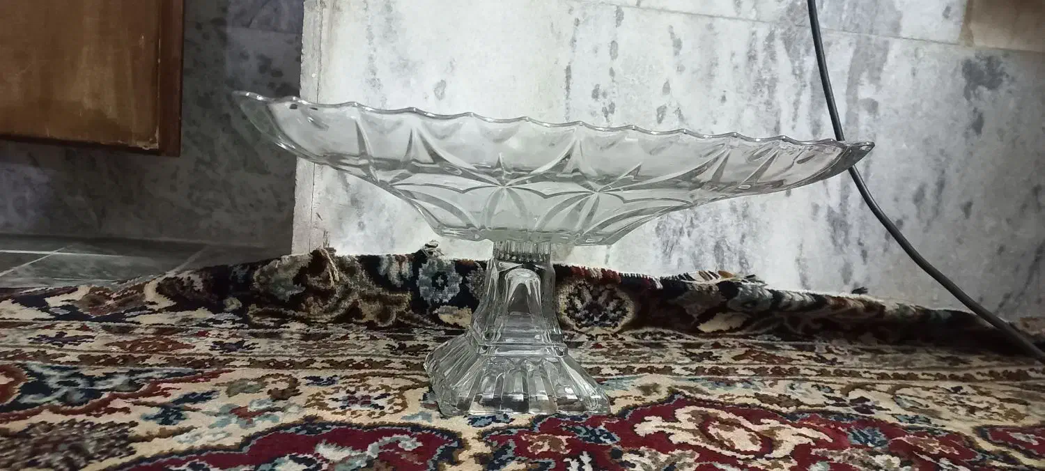 دو عدد ظرف یلدا میوه خوری شیشه ای|حراج|بروجرد, |دیوار