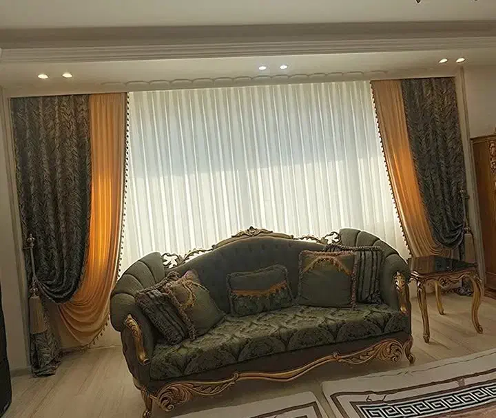 دوخت پرده حریر|پرده، رانر، رومیزی|گنبد کاووس, |دیوار