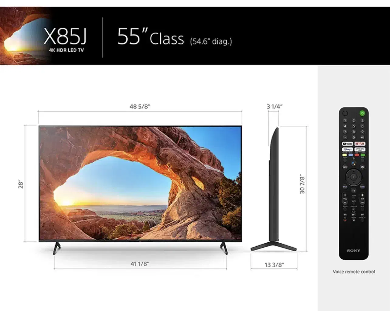 تلویزیون سونی 55 اینچ مدل X85j LED Ultra HD 4K|تلویزیون و پروژکتور|ارومیه, |دیوار