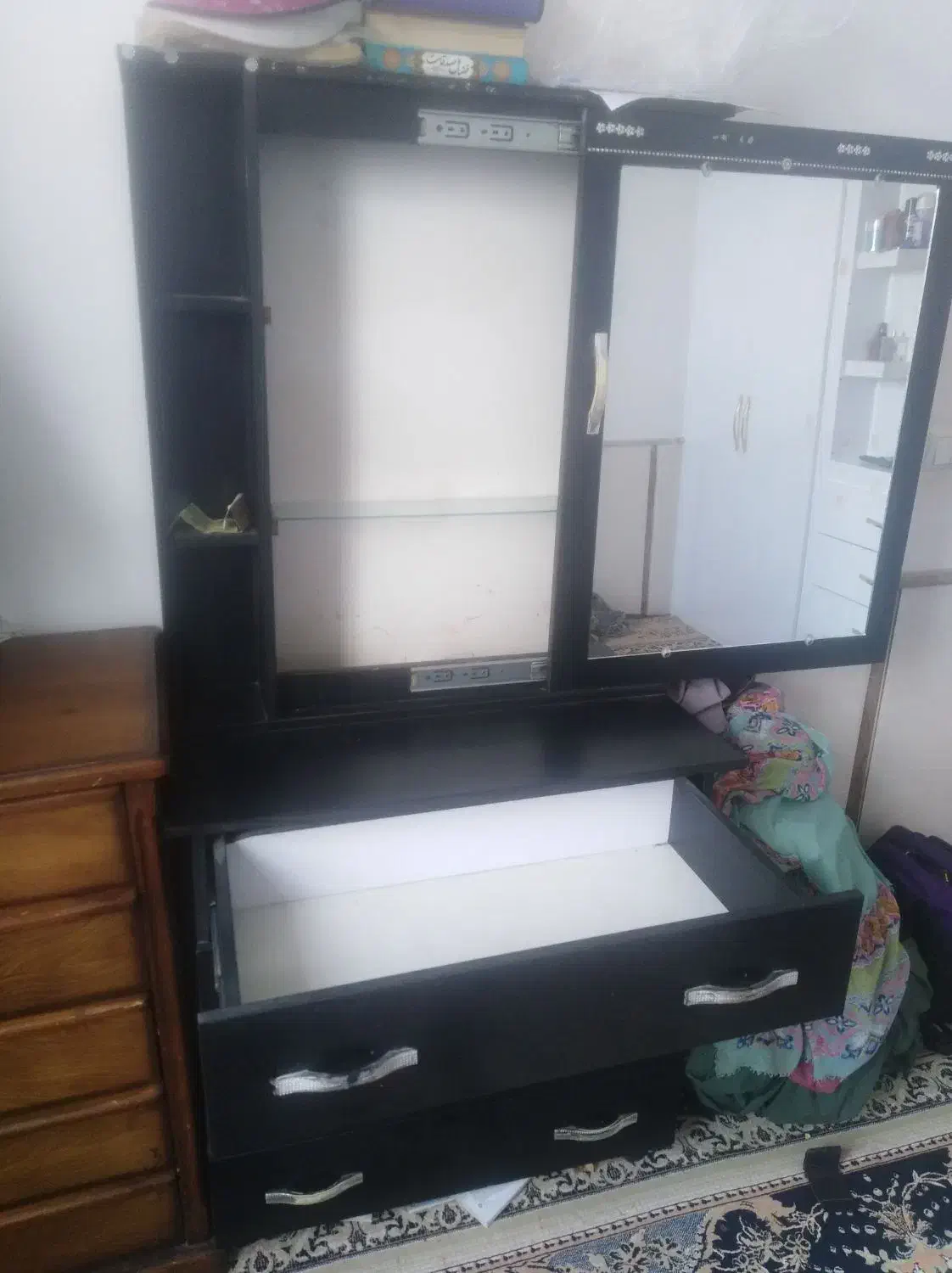 دلاور آینه خیلی تمیز|جاکفشی، کمد، دراور|خواف, |دیوار