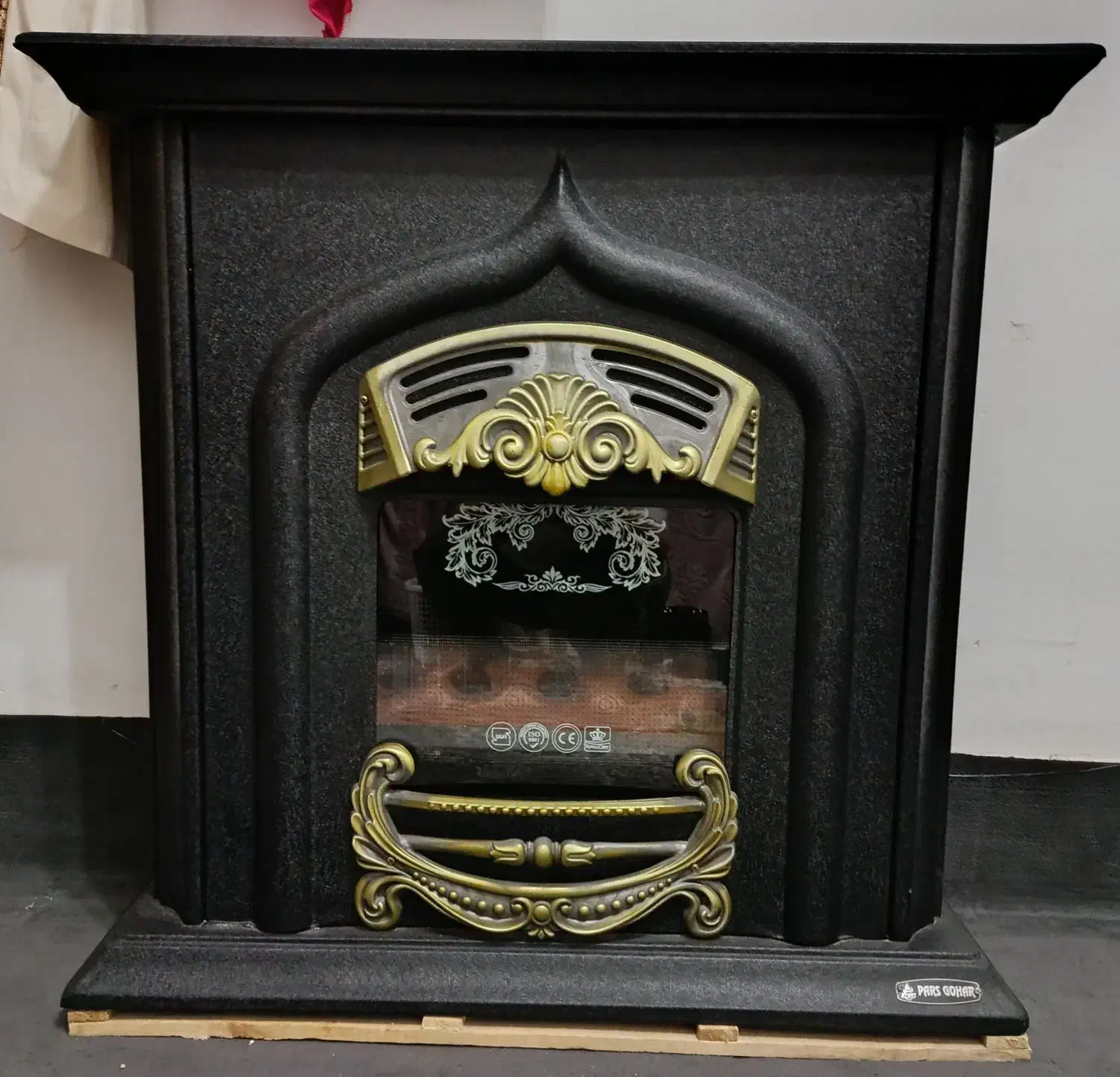 بخاری طرح شومینه|بخاری، هیتر، شومینه|قائن, |دیوار