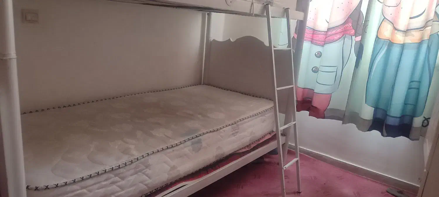 تخت دوطبقه فلزی|تخت و سرویس خواب|اراک, |دیوار