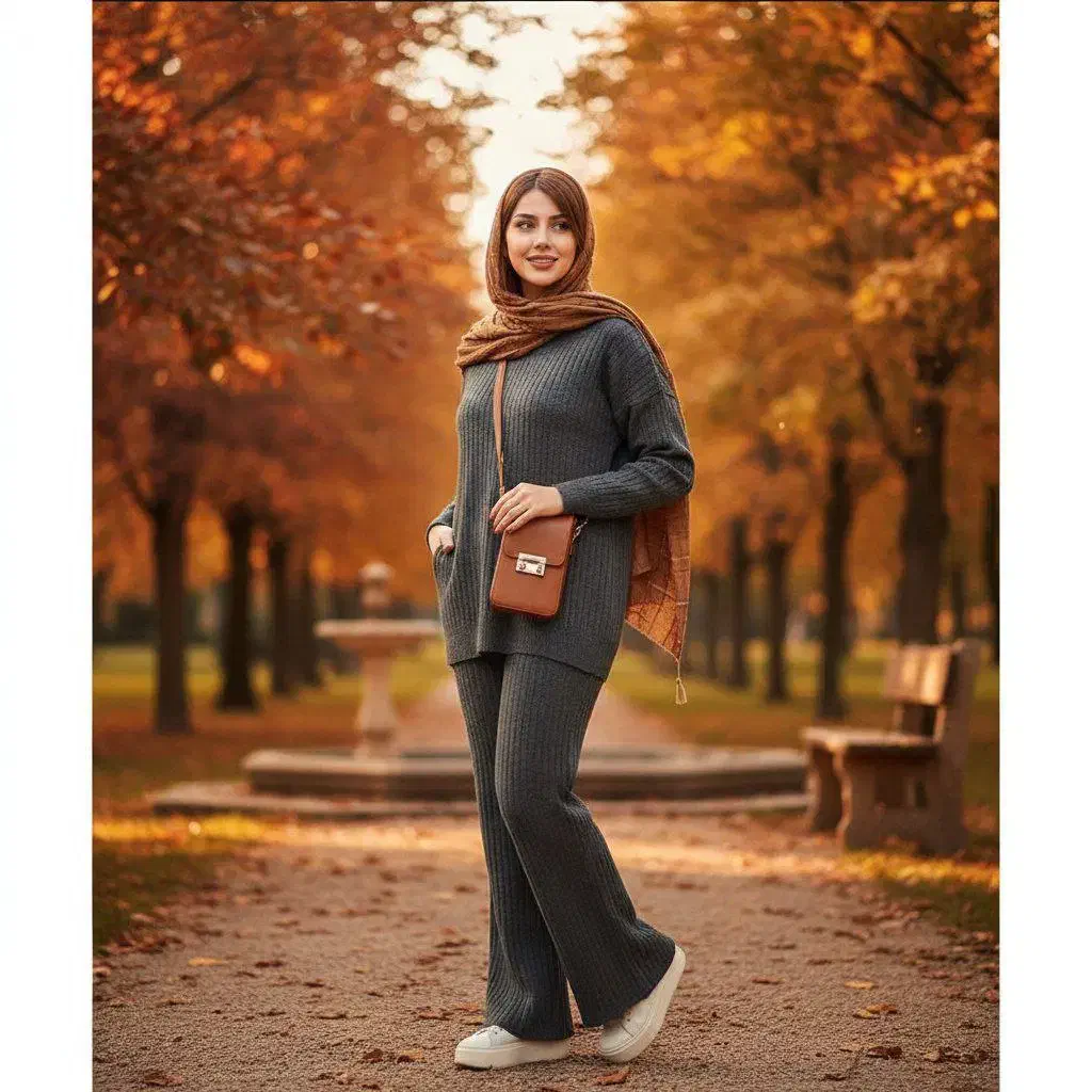 ست شومیز شلوار بافت زنانه|لباس|نورآباد ممسنی, |دیوار