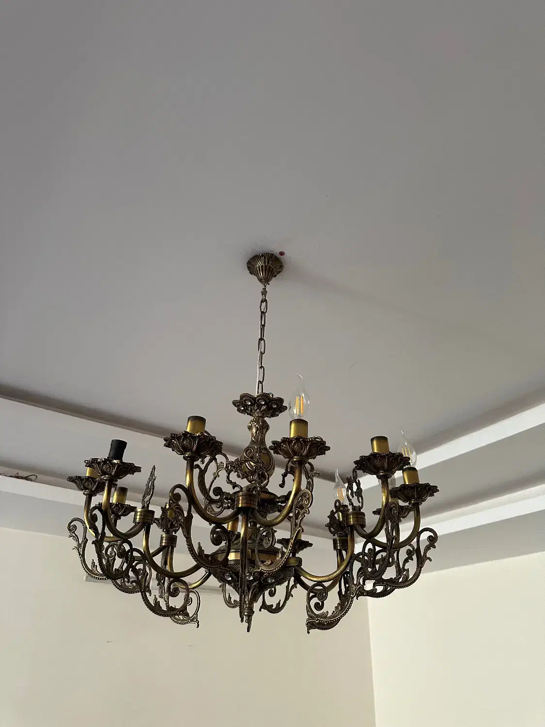 فروش لوستر برنجی|لوستر و چراغ آویز|مشهد, هنرستان|دیوار