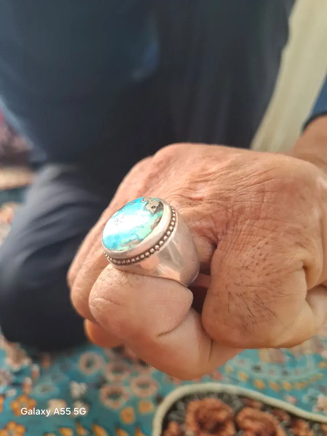 انگشتر فیروزه شجر نیشابوری دست ساز|جواهرات|اقبالیه, |دیوار