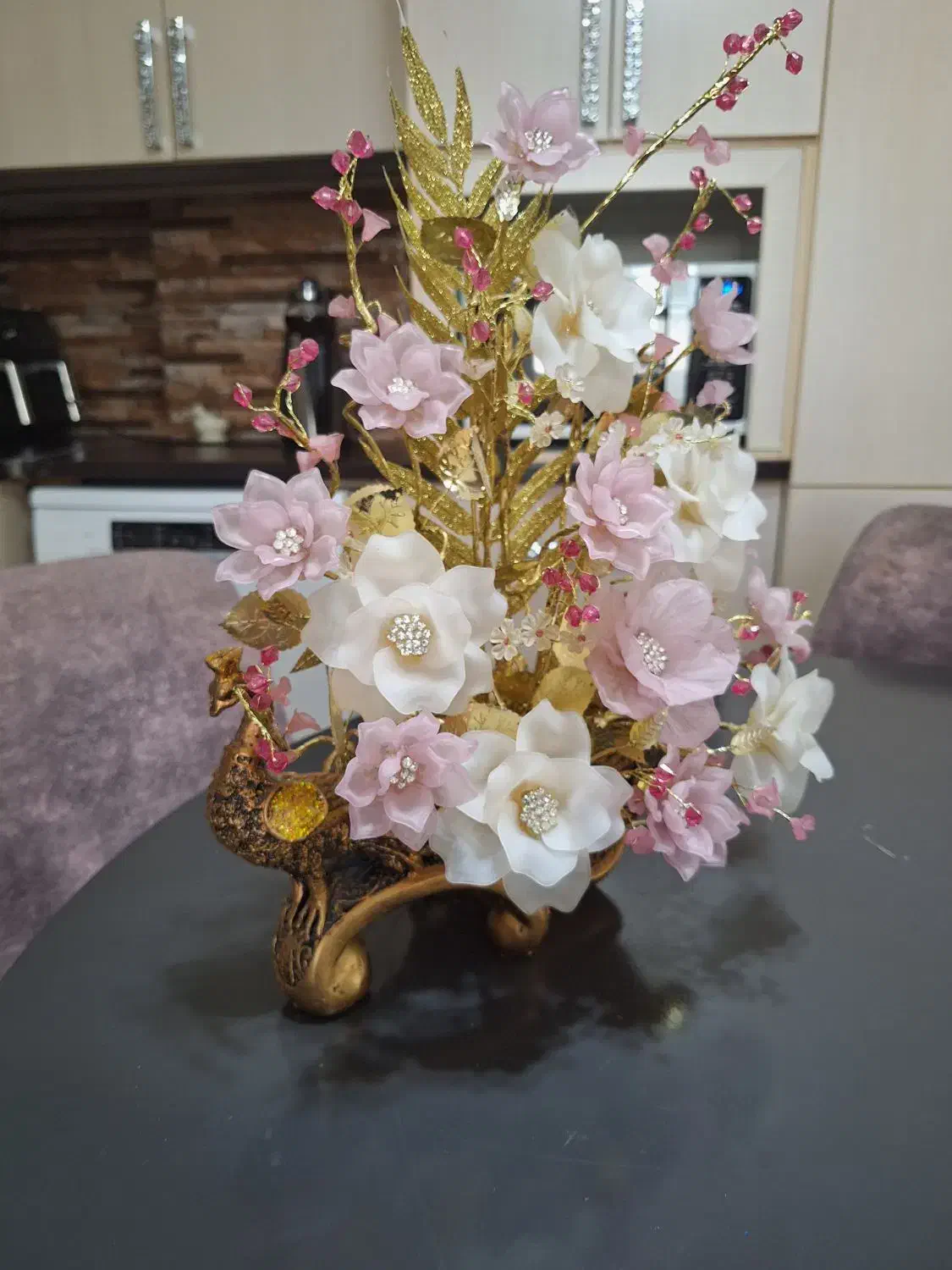 گلدان|گل مصنوعی|قم, باغ کرباسی|دیوار