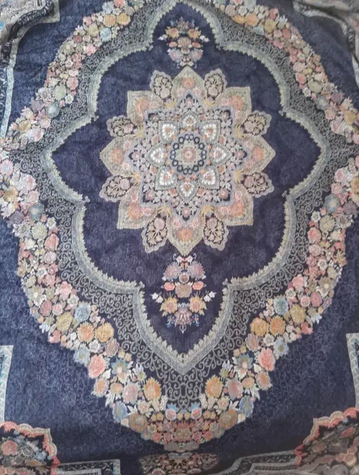 یکجفت روفرشی مخمل شانل دورکش آکبند ونو ۴۵۰۰ تومان|روفرشی|اردبیل, |دیوار