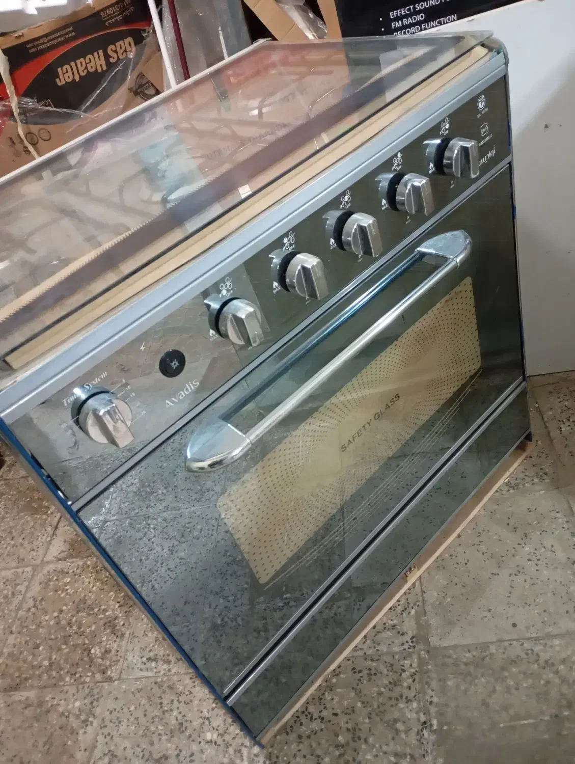 اجاق گاز طرح فر استیل...|اجاق گاز و لوازم برقی پختوپز|پارسآباد, |دیوار