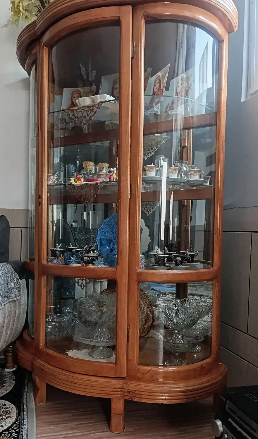 ویترین چوبی ،سالم|بوفه، ویترین، کنسول|فلاورجان, |دیوار