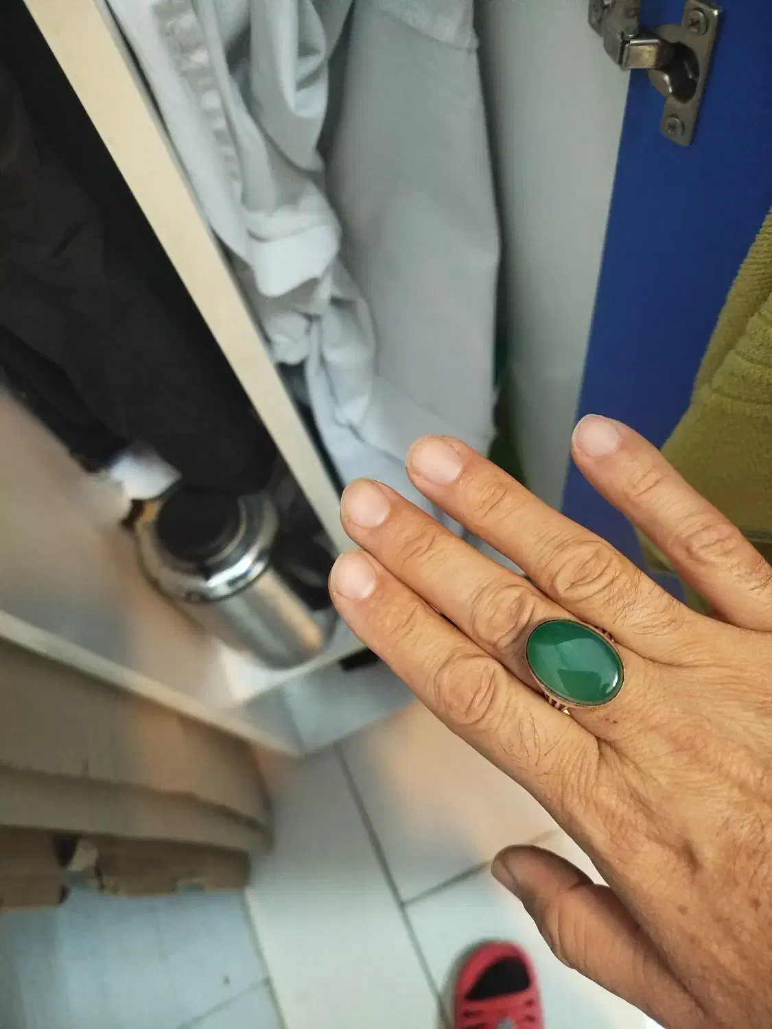 انگشتر نقره معاوضه با سهره مست|جواهرات|بروجرد, |دیوار