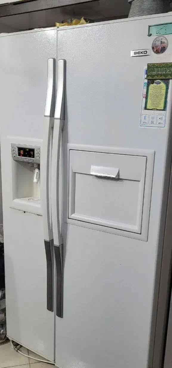 یخچال ساید بای ساید بکو ترکیه اصلی|یخچال و فریزر|مشهد, جاهد شهر|دیوار