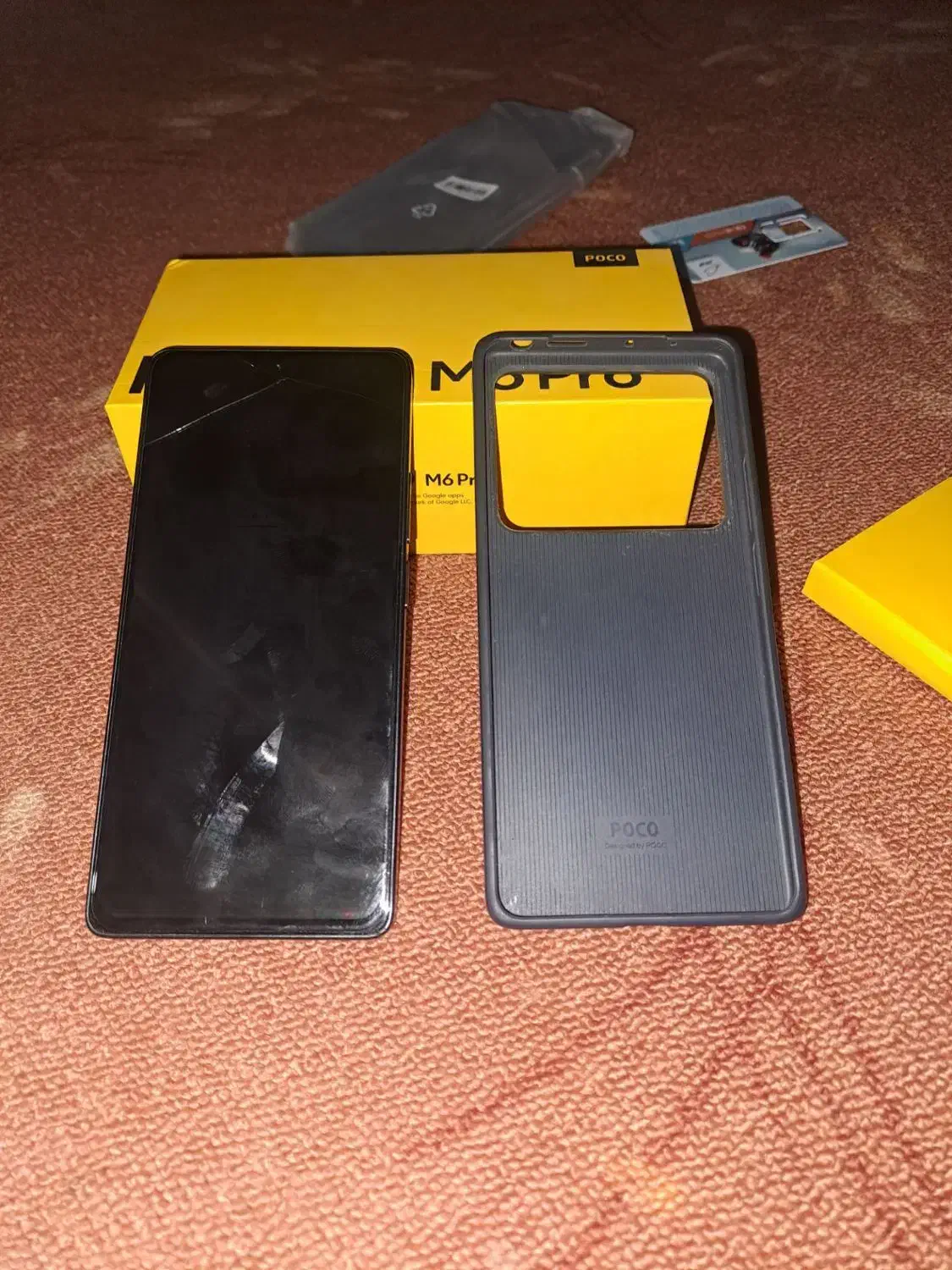 گوشی POCO M6 PRO|موبایل|ریگ, |دیوار