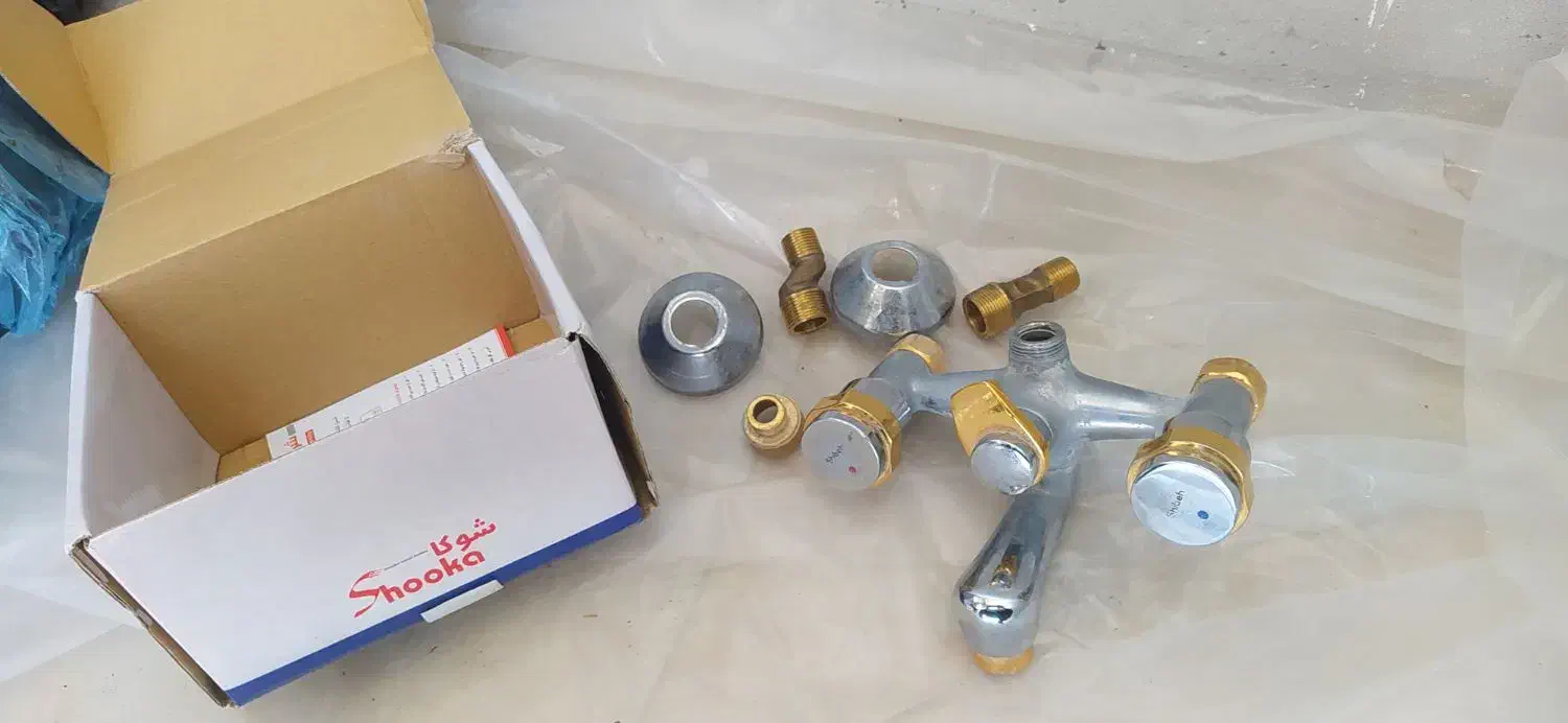 شیر حمام با متعلقات کامل سالم|لوازم حمام|کرمانشاه, |دیوار