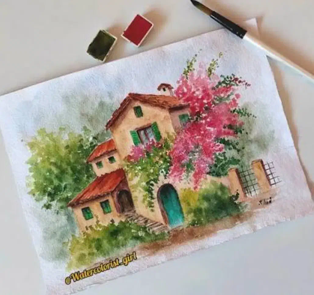 آموزش طراحی با آبرنگ|خدمات آموزشی|اشتهارد, |دیوار