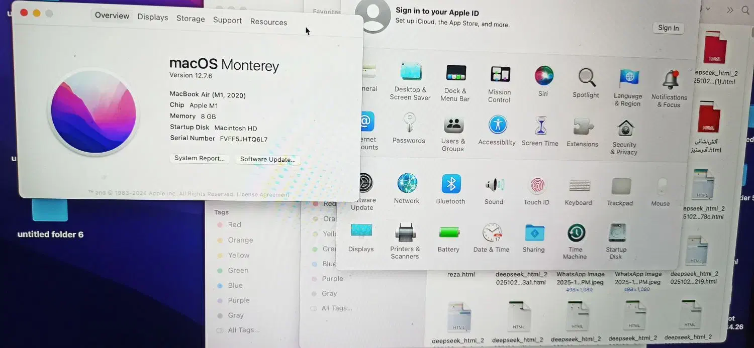 مک بوک ایر Apple MacBook Air A2337|رایانه همراه|اردبیل, |دیوار