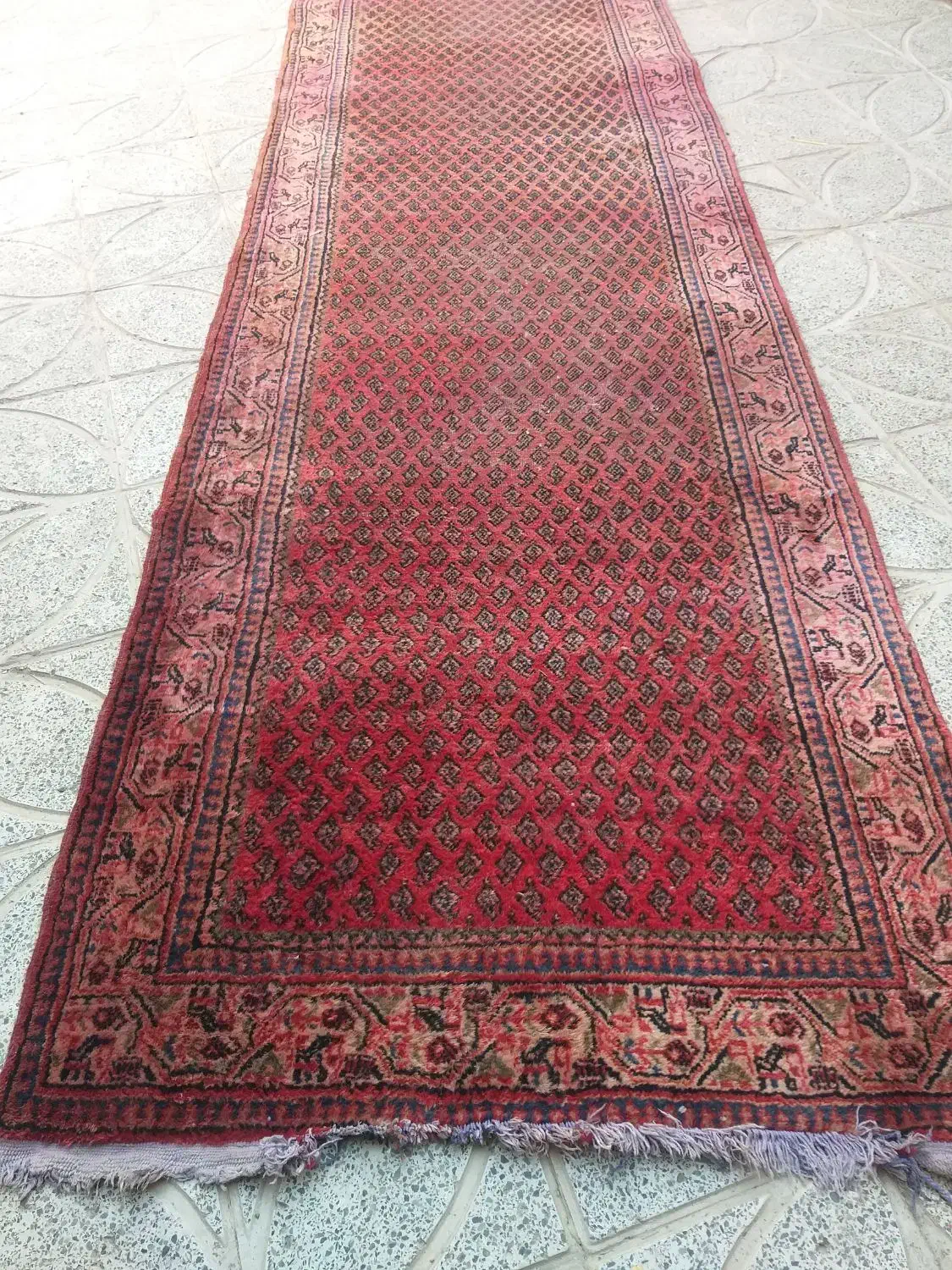 کناره ۷متر دست بافت|فرش|کوهدشت, |دیوار