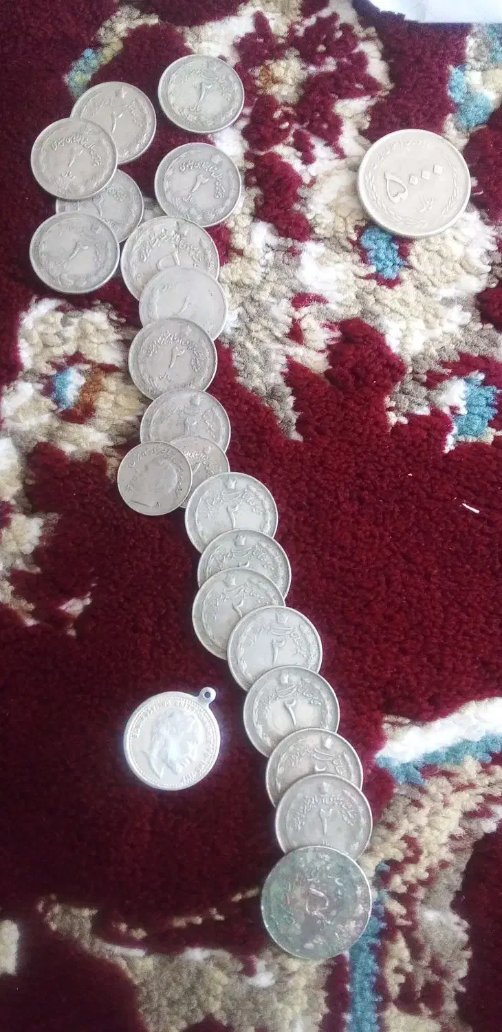 سکه های قدیمی|کلکسیون سکه، تمبر، اسکناس|برخوار, |دیوار