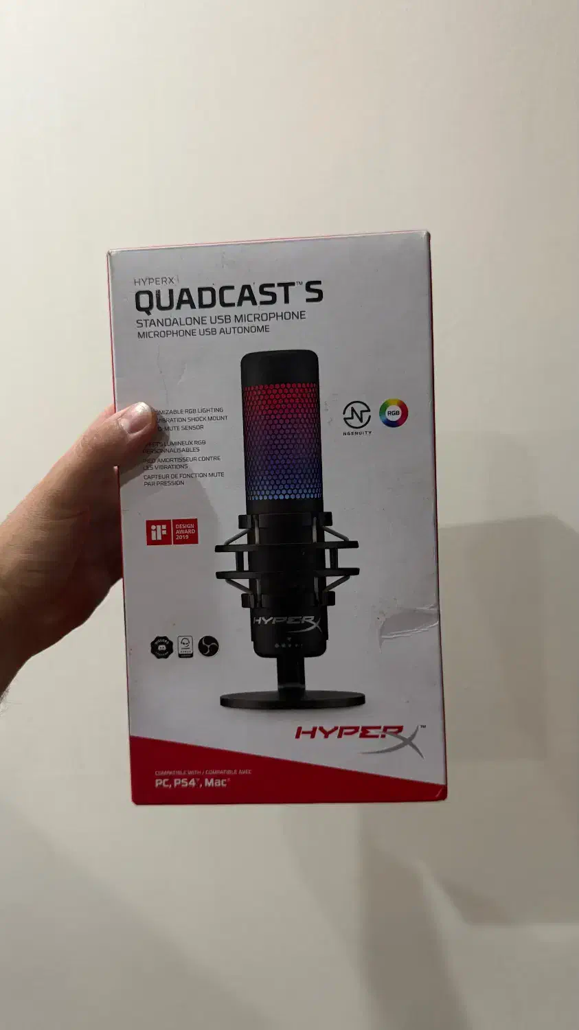میکروفون حرفه ای hyperx quadcast s|صوتی و تصویری|تهران, پونک|دیوار