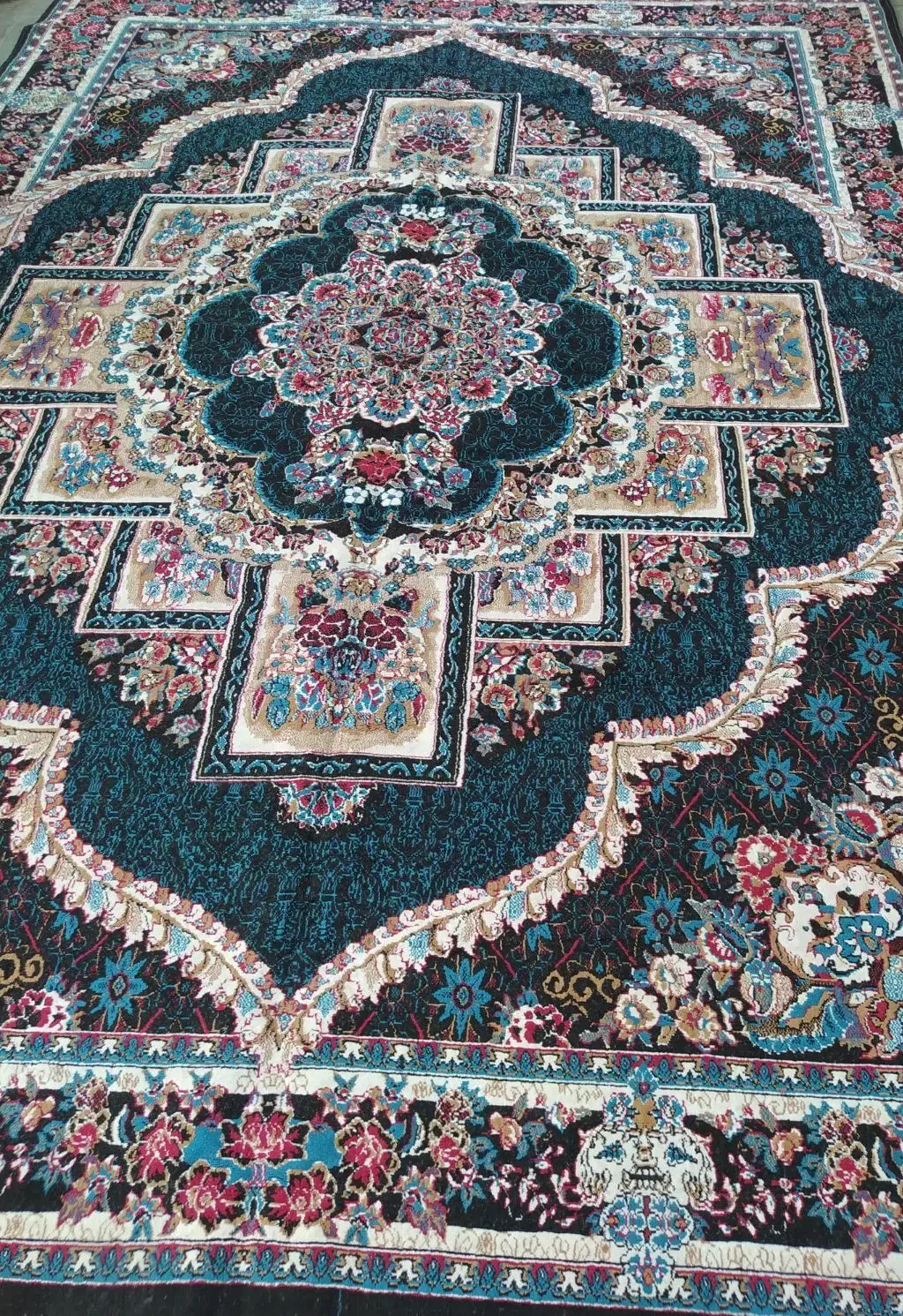 2تخته فرش 12متری سرمه ای|فرش|نورآباد, |دیوار