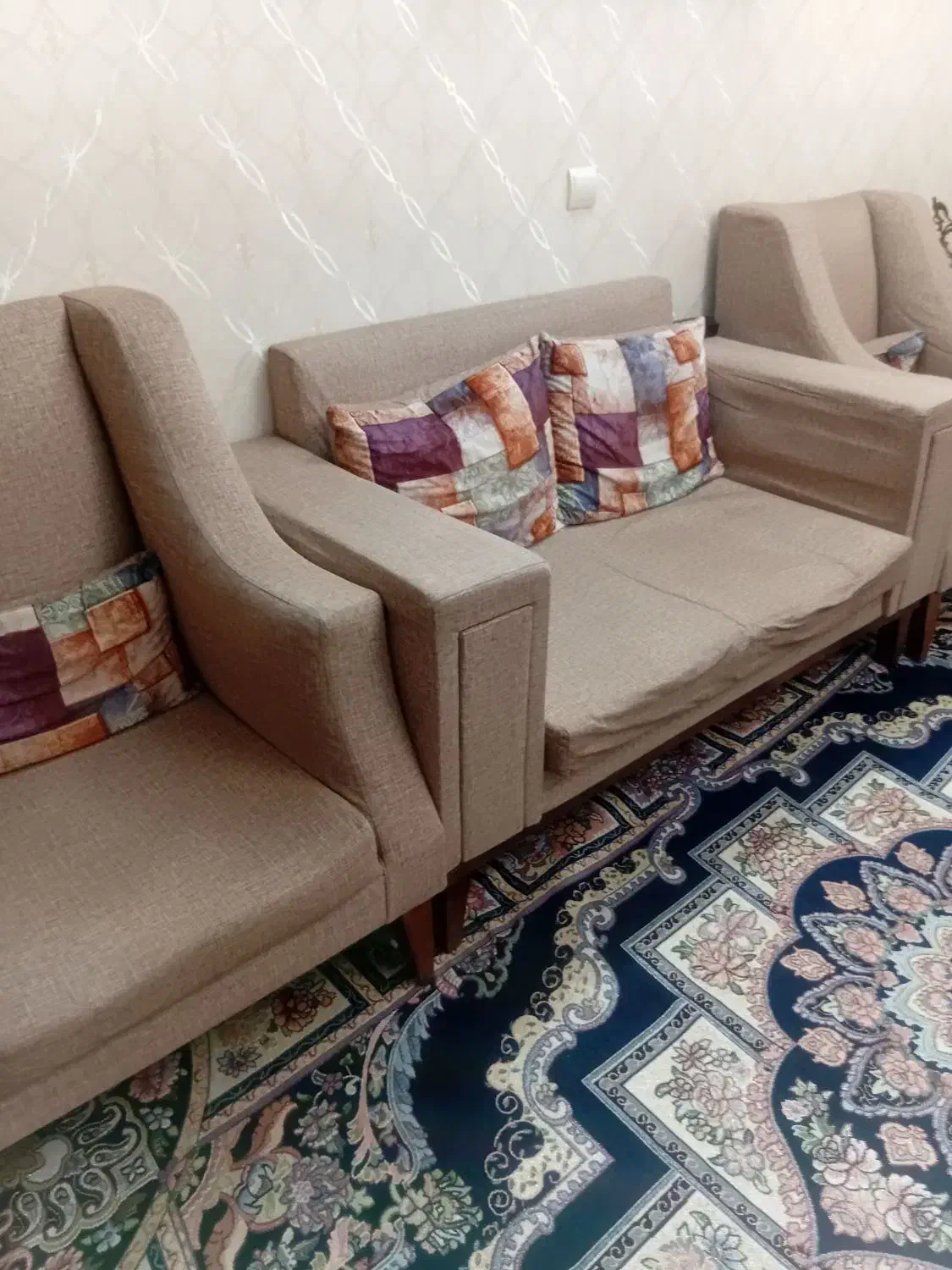 مبل راحتی  ۷نفره|مبلمان خانگی و میز عسلی|ری, ظهیرآباد|دیوار