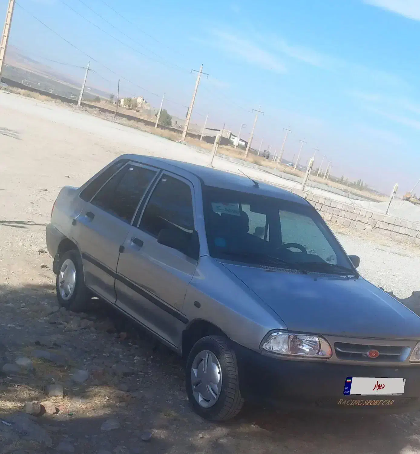 پراید مدل ۸۶ دوره رنگ نقره ایی شاسی پلمپ|خودرو سواری و وانت|سیلوانه, |دیوار