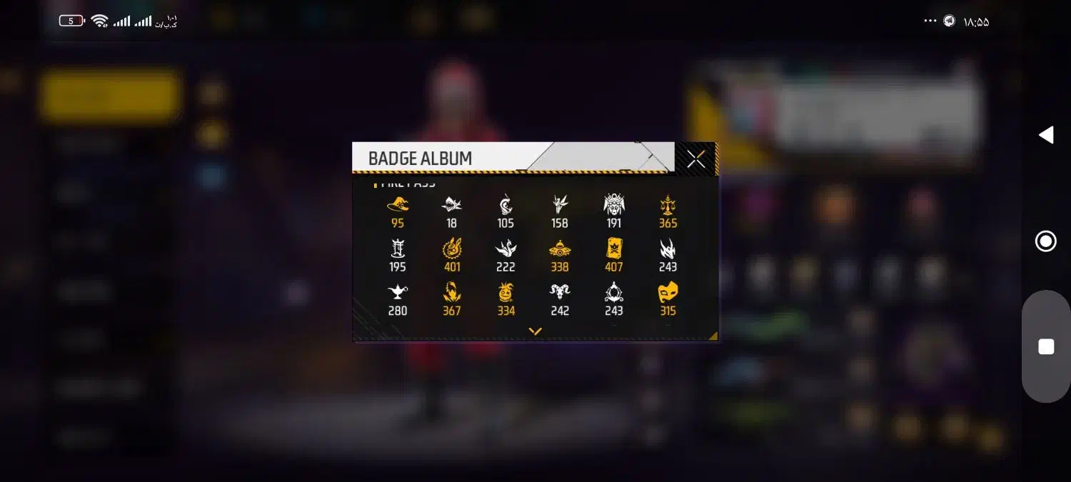 اکانت فری فایر قدیمی فروش یا طاق با کبوتر|کنسول، بازی ویدئویی و آنلاین|کازرون, |دیوار