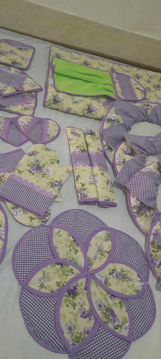 سرویس دم کنی آشپزخانه و...|سفره، حوله، دستمال آشپزخانه|بیرجند, |دیوار