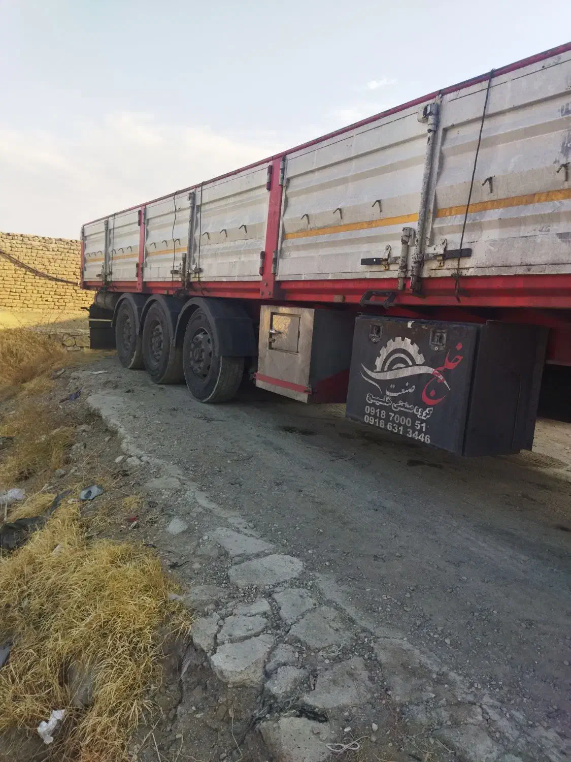 تریلی بغلدار سه محور 13.60|خودرو سنگین|میاندوآب, |دیوار