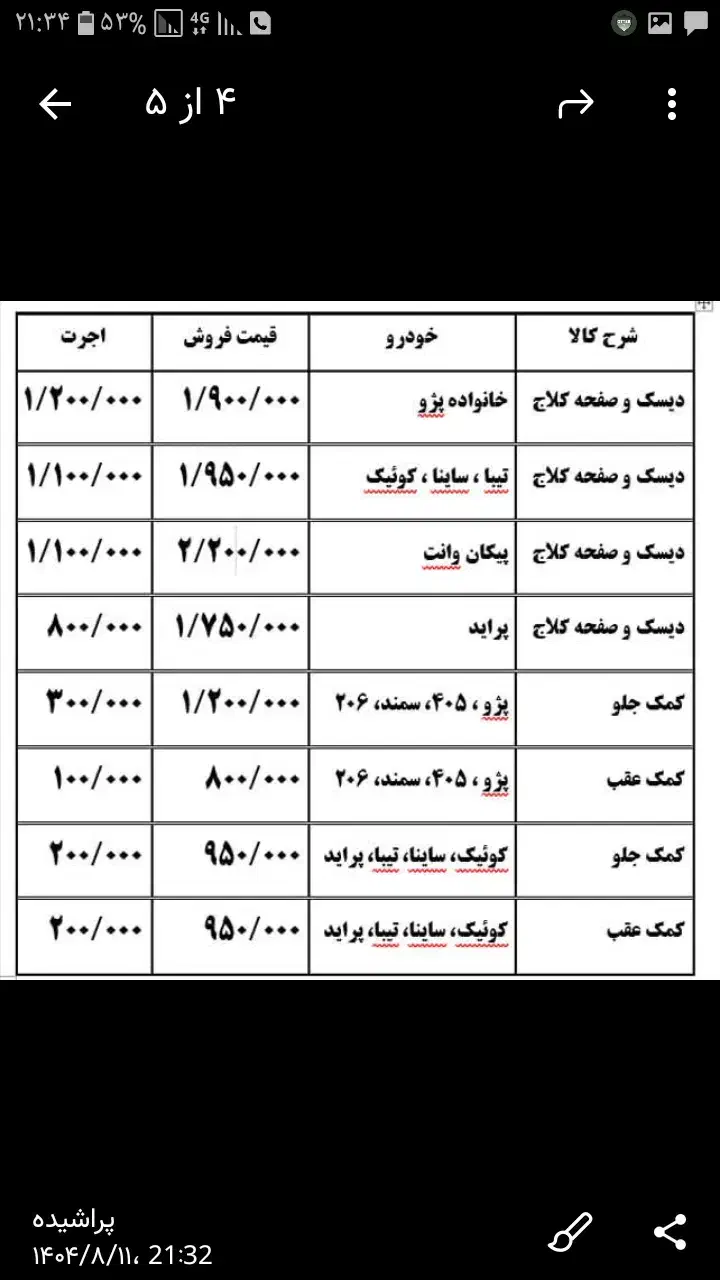 دیکس وصفحه کلاج وکمک فنر|قطعات یدکی و لوازم جانبی|نجفآباد, حومه نجف آباد|دیوار
