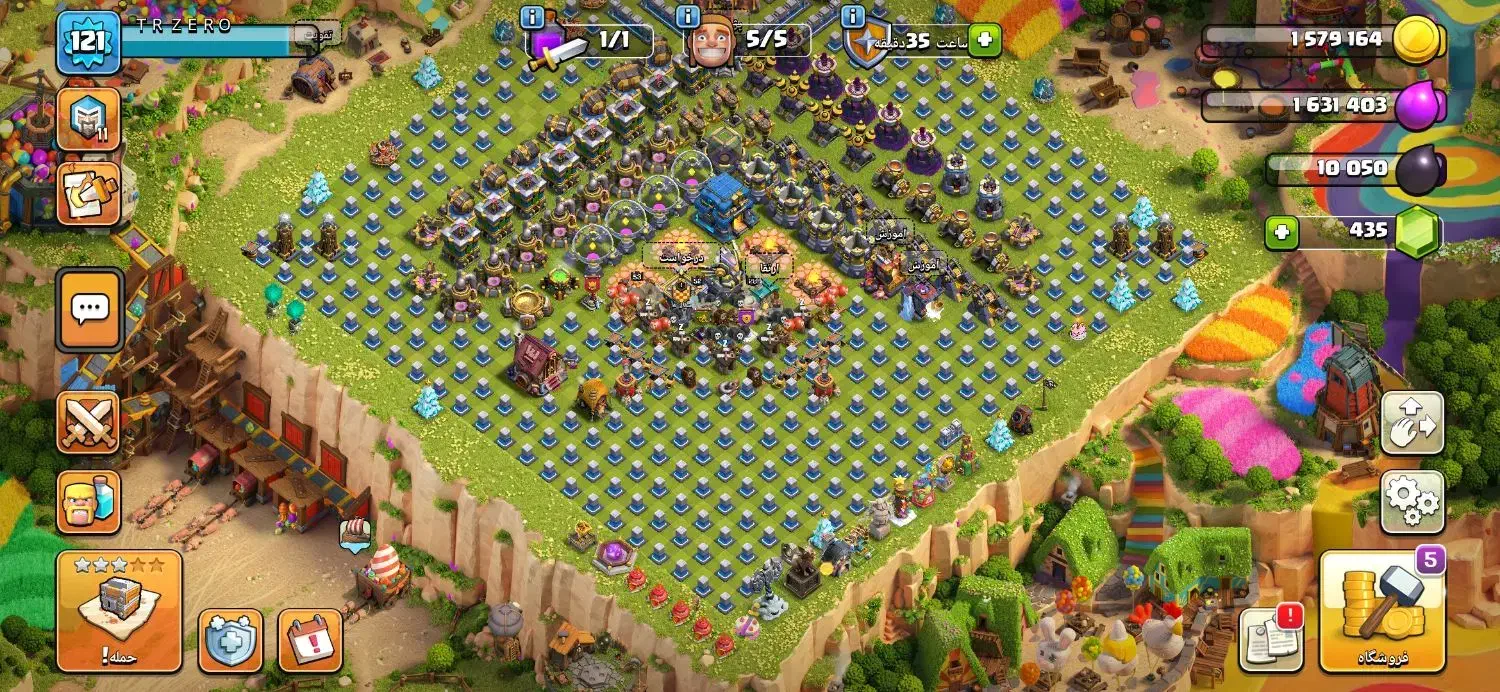 اکانت کلش آف کلنز لول 121|کنسول، بازی ویدئویی و آنلاین|کرج, گلدشت|دیوار