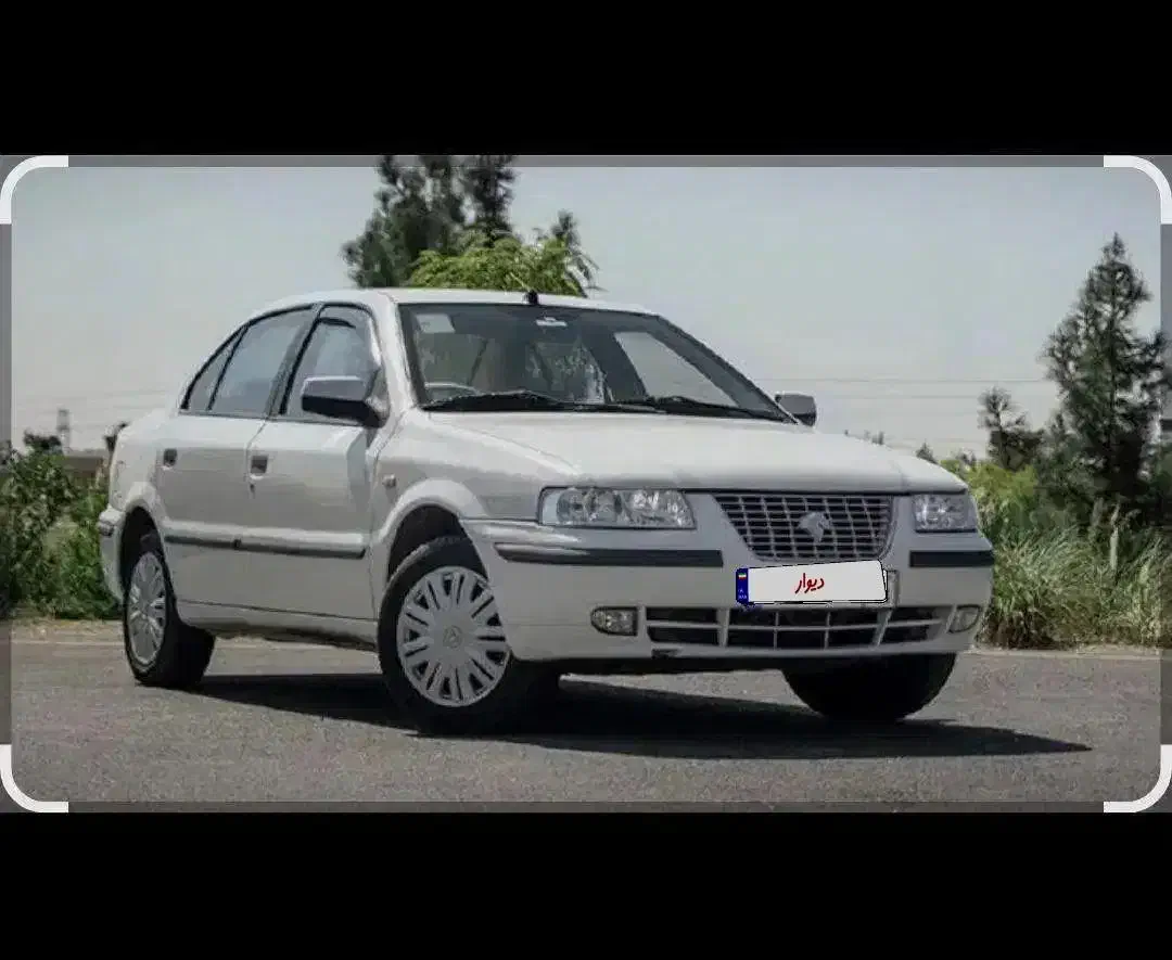 سمند ef7 سفید|خودرو سواری و وانت|شاهرود, |دیوار