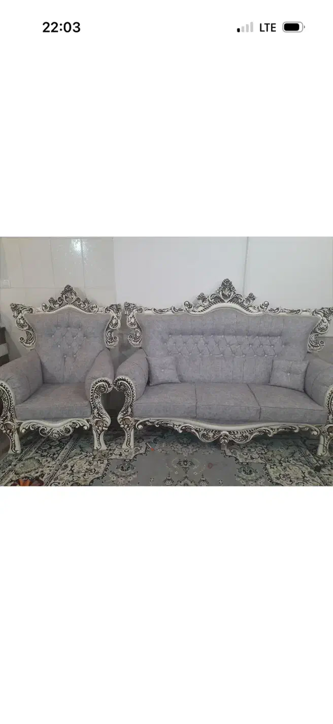 مبل سلطنتی نو|مبلمان خانگی و میز عسلی|رفسنجان, |دیوار