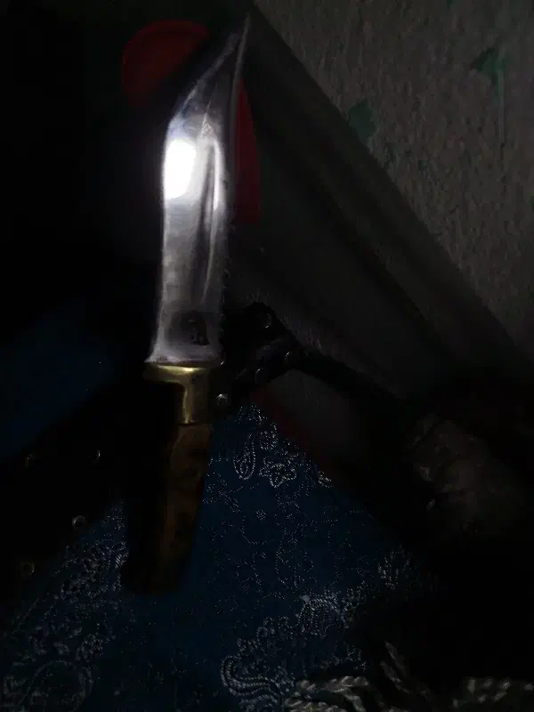 چاقو دسته شاخ|کلکسیون اشیاء عتیقه|گرگان, |دیوار