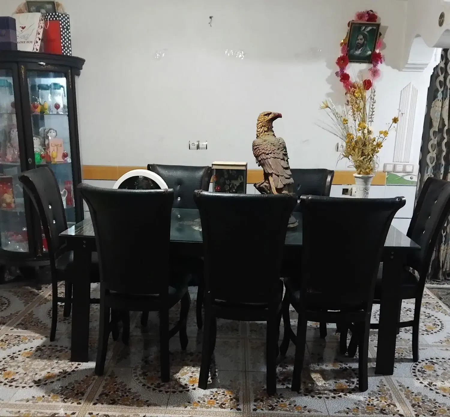 فروش میز8نفره و بوفه|میز و صندلی غذاخوری|بم, |دیوار