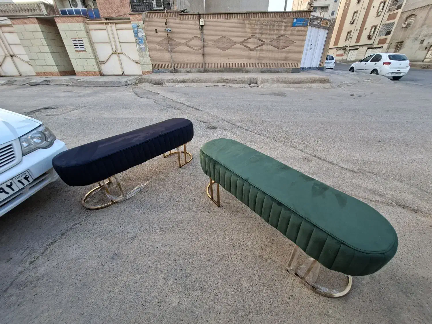 پاف مبل انتظار سالن آرایشگاهی چرم پارچه )رضا)|آرایشگاه و سالنهای زیبایی|اهواز, فولادشهر|دیوار