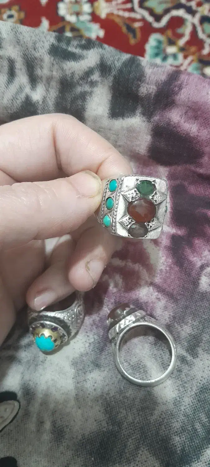 انگشتر نقره|زیورآلات و اکسسوری|مشهد, رضاییه|دیوار