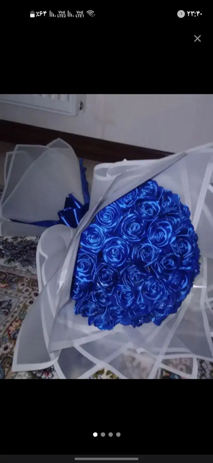 دسته گل رز ربانی|گل مصنوعی|رباط‌کریم, آدران|دیوار