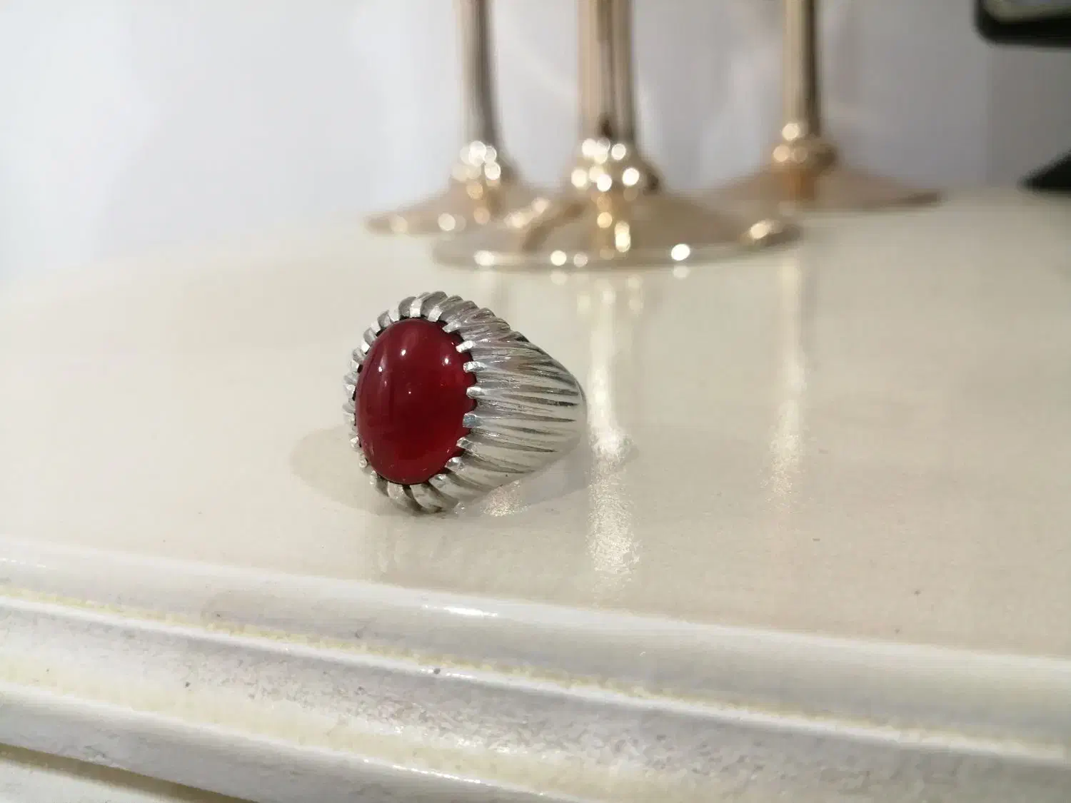 کلکسیونی تعدادی انگشتر، تسبیح ونگین|کلکسیون اشیاء عتیقه|نهاوند, |دیوار