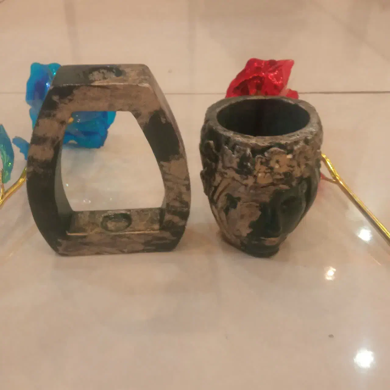 تعدادی جا شمعی . جا عودی|صنایع دستی و سایر لوازم تزئینی|صدرا-فارس, فاز ۲|دیوار