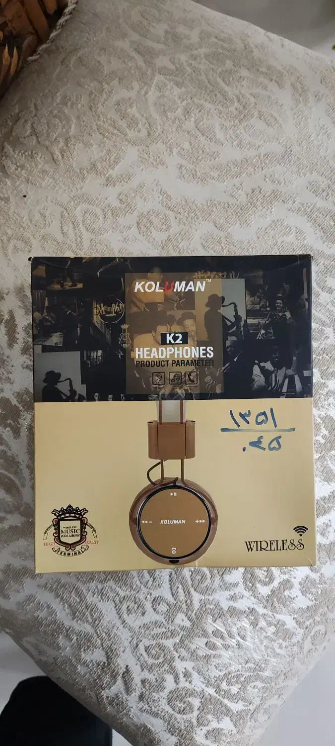 دو عدد هدفون بلوتوثی مارک kolumanاصل|لوازم جانبی موبایل و تبلت|نیشابور, شهرک ولیعصر|دیوار