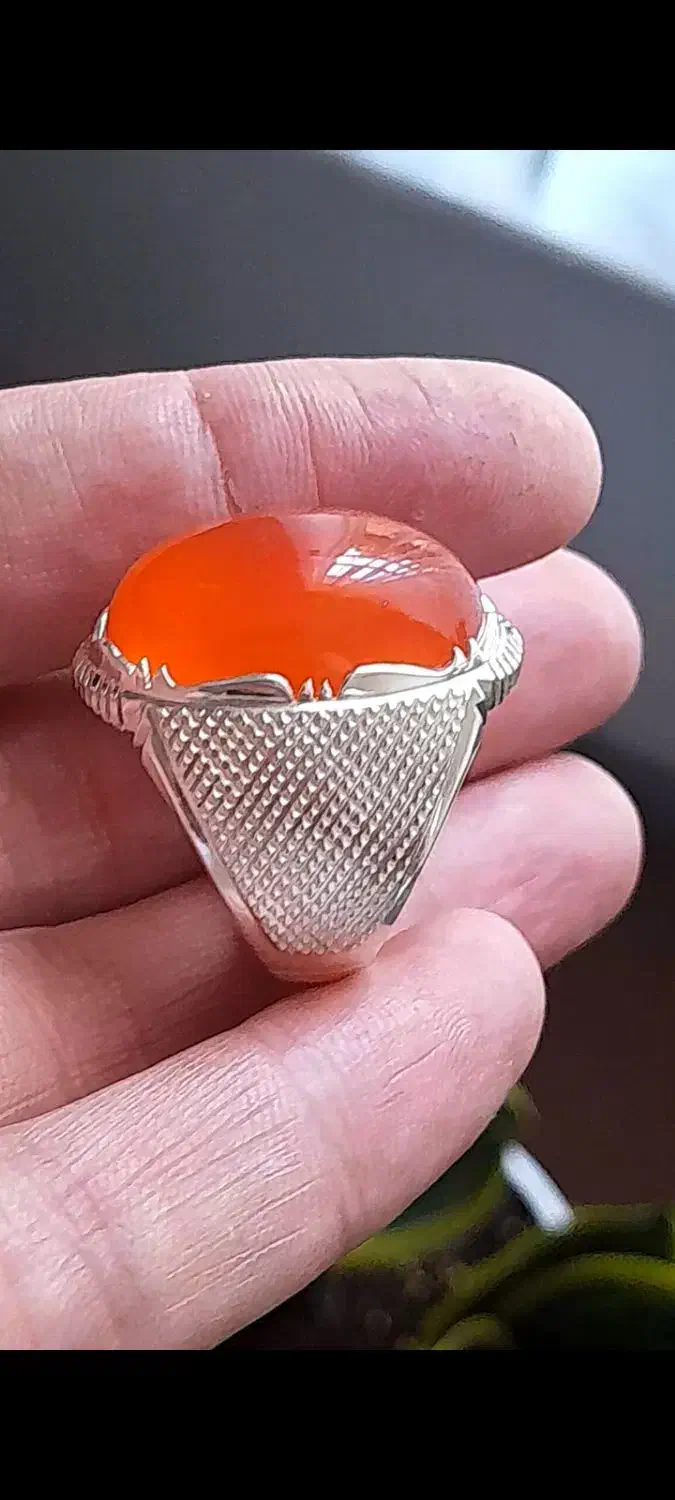 انگشتر عقیق دست ساز|جواهرات|شیراز, نصر|دیوار