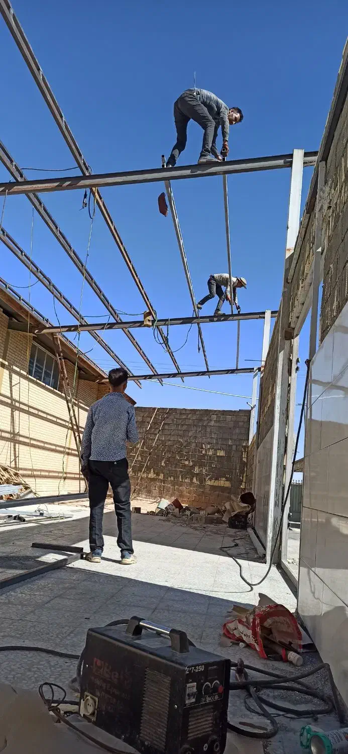 جوشکاری شیروانی آلاچیق و....|خدمات پیشه و مهارت|مبارکه, |دیوار